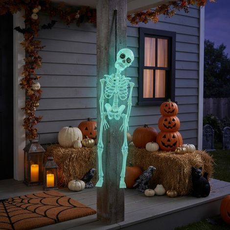 Spooky Glow-in-the-Dark Halloween Skeleton (1/2)