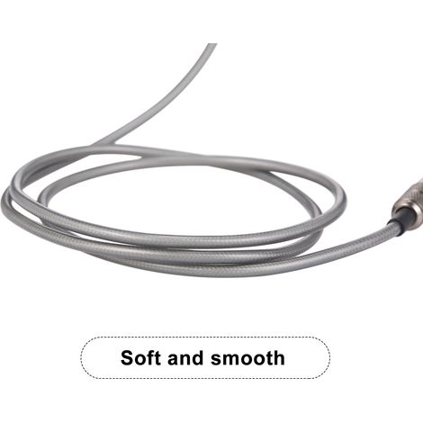 Câble de remplacement pour casque audio avec connecteur MMCX compatible, prise jack 3,5 mm, cordon détachable, compatible avec les modèles SE215/SE315/SE425/SE535/SE846 (1/5)