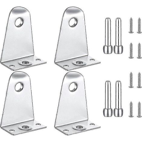 Supports et goupilles de fixation métalliques, supports de stores de rechange pour stores horizontaux (1/4)