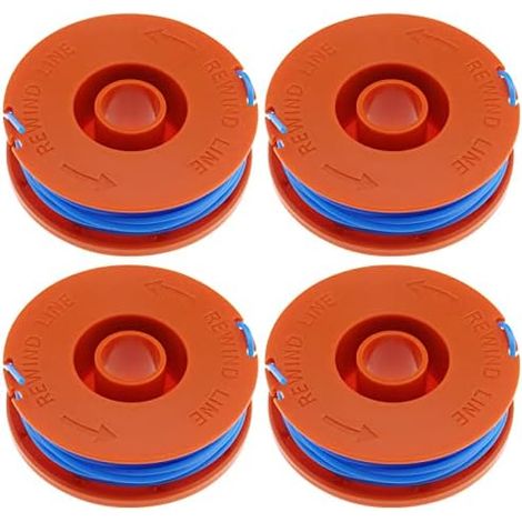 Lot de 4 bobines de Fil 5137651-90 FLY020 compatibles avec Les tondeuses à Gazon Flymo Mini Trim Série Multi Trim 10 m Longueur du Fil 1,6 mm Diamètre du Fil (1/5)