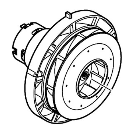 Makita 125867-6 Motor Komplett DCL180