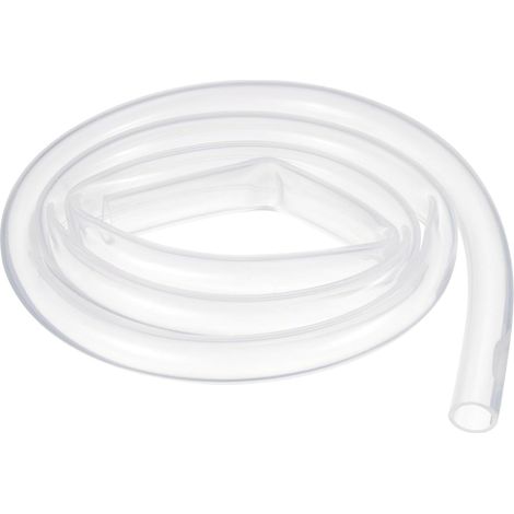 Tuyau en silicone, 12mm DI x 16mm DE, tuyau en silicone naturel flexible résistant aux hautes températures, tube transparent pour brassage maison, aquaponie, tuyau à air, ligne de (1/5)