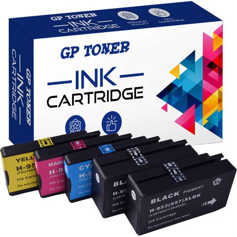 5x Tinten für HP GP-H953XL CMYKK GP (1/3)