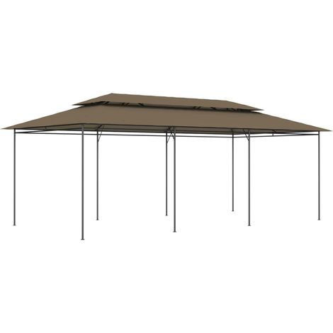 Pavillon 600x298x270 cm Taupe 180 g/m² (1/5)