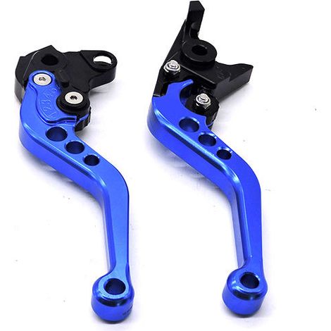 1 coppia di freni motore universali in alluminio CNC (blu) (1/4)