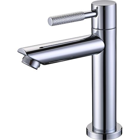 Robinet Eau Froide Uniquement pour Lavabo WC en Acier Inoxydable 304 (1/5)