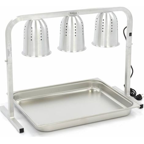 Lampe de chauffage - 3 lampes - inclut 3 lampes et 1 conteneur GN 1/2 x 1 - Maxima