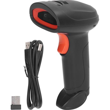 Lecteur de codes-barres 2D sans fil U12-W, lecteur vocal intelligent, idéal pour les supermarchés, la livraison express et la gestion des stocks d'entrepôt, 2,4 GHz + Bluetooth (1/5)