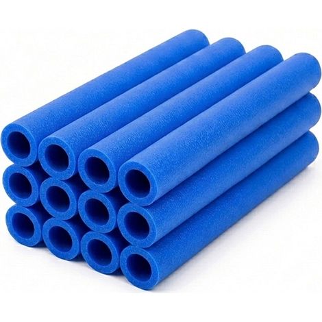Aga 12x Schaumstoffschutz für Trampolinenstangen 45 cm Blau