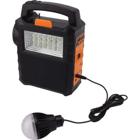 Générateur solaire multifonctionnel longue durée avec ampoules, station d'alimentation portable pour la maison, les situations d'urgence, les camping-cars et le camping en plein air (1/5)