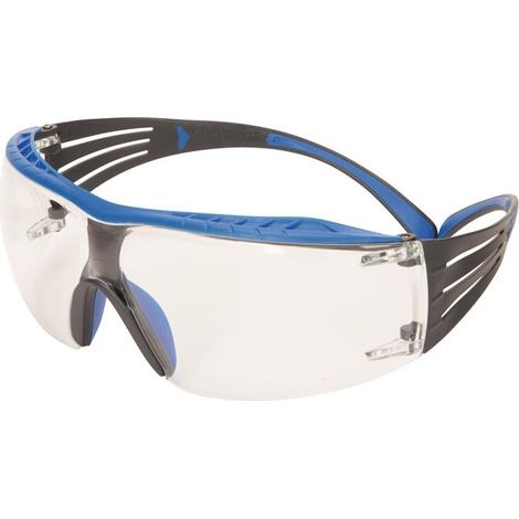3M SecureFit SF401XSGAF-BLU Lunettes de protection avec protection anti-buée bleu, gris (1/4)