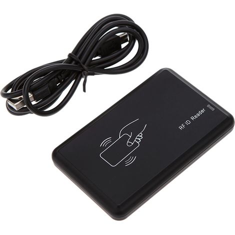 Lecteur badge RFID sans contact 125 KHz USB lecteur ID programmable capteur proximité EM lecteur smart card contrôle accès (1/4)