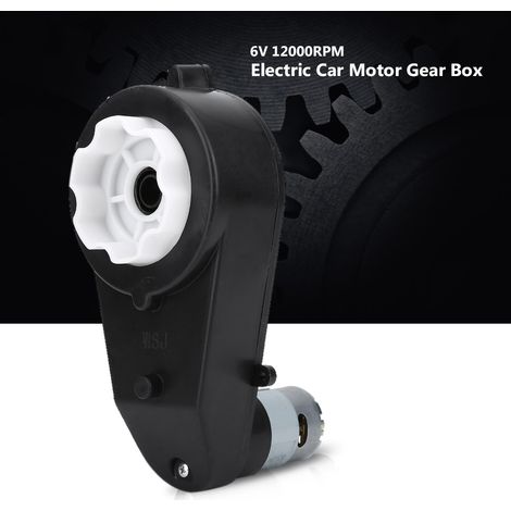 Geräuscharmes und verschleißfestes Untersetzungsgetriebe für 12V 23000RPM Elektromotor, ideal für Kinderspielzeugautos. (1/5)
