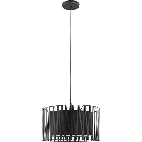 Suspension - PNI - ADVITI NAVI 400 - Culot E27 - 60W - Noir (1/4)