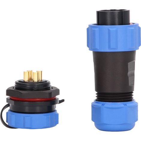 Connecteur étanche aviation mâle/femelle ABS 4 broches 4 trous pour alimentation