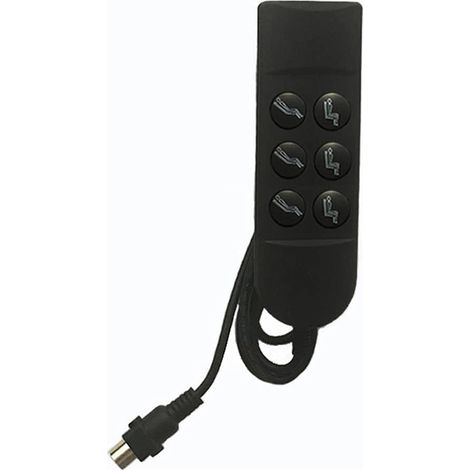 Electric Recliner Chair Parts - Recliner Motor Switch - 6 Buttons - Manual Controller for Electric Sofa (1/5)