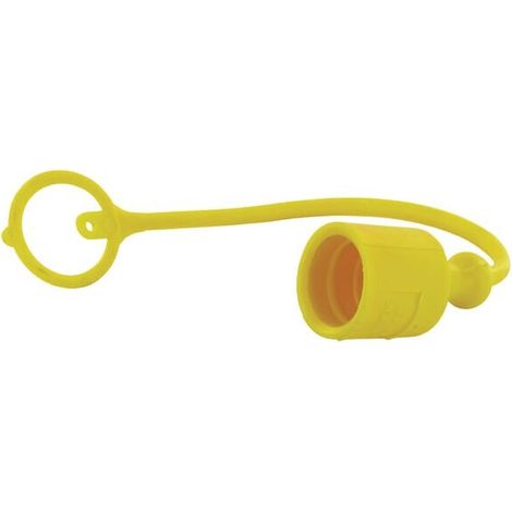 Tap贸n antipolvo PVC amarillo para racor ANV-1-GAS-M FASTER TFA1Y
