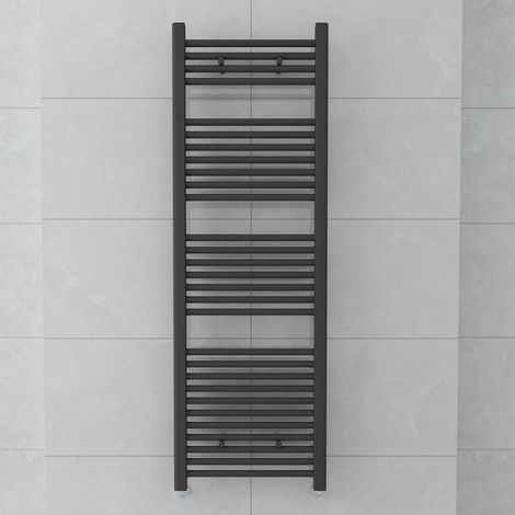 1500x500mm Straight Grey Towel Radiator Bathroom Towel Rail (1/4)