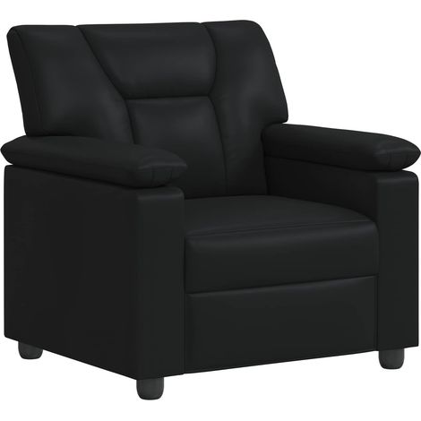 Divano Nero 91 x 85 x 93 cm Similpelle vidaXL (1/5)