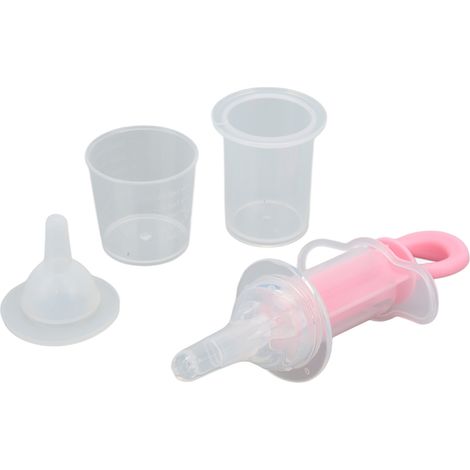 Distributeur de pilules pour chiens et chats, en Silicone Durable, distributeur d'alimentation liquide pour petits animaux, rose (1/5)