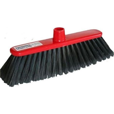 Balai De Remplacement Noir Pour Le Nettoyage Des Sols Intérieurs Avec Des Poils Moyens
