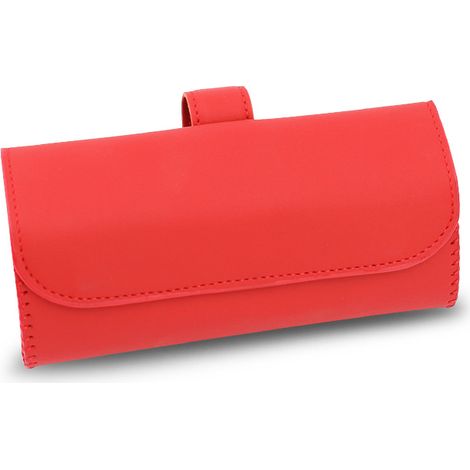 2PCS Lunettes de soleil Cadres de voitures de voiture Visor Visor verres à cadre Boîte de rangement visière (rouge) (1/5)