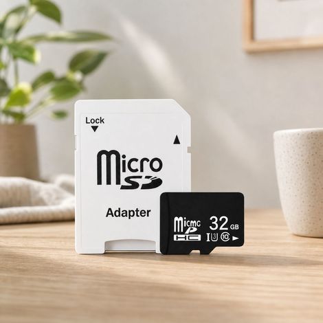 32GB Class 10 95MB/s Micro SDHC Card, Durable Plastic, Outdoor Use, for Cameras, Drones, and Smartphones (1/5)