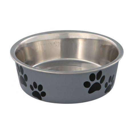 TRIXIE ECUELLE EN ACIER INOX ENDUIT PLASTIQUE EXTERNE 0,25 L 12 CM (1/3)