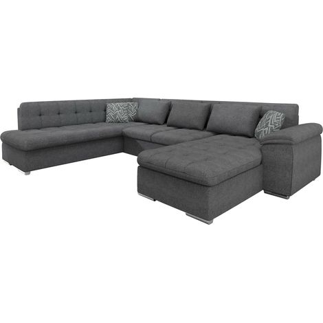 Canapé d'angle Comfivo Gemma VI, Sicuro 80 + Sempre 9, Disponible, 348x205x76cm, 0 (1/5)