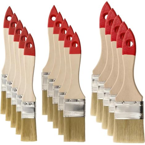 Lot 15 Bords Plats, 25 38 50 mm, Bois, 30, Peinture, Vernis, Synthétique, Mur, Meuble, Travail, Bricolage (1/5)
