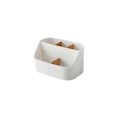 Scatola portaoggetti da scrivania, porta telecomando, organizer per cosmetici, adatta per casa e ufficio - Crezuo