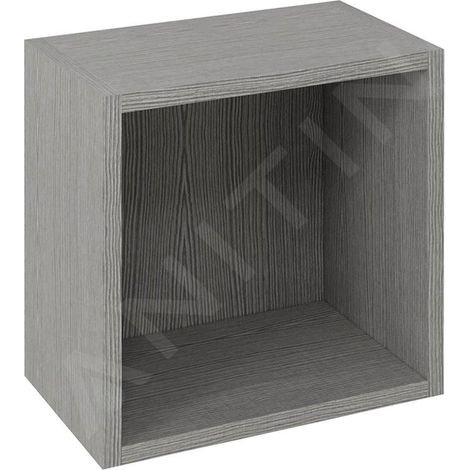 Boîte étagère ouverte ESPACE 35x35x22cm, Chêne Argenté (1/5)