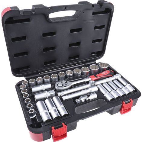 Jeu de douilles RS PRO 1/2" Carré 32 pièces ( Prix pour 1 ) (1/3)