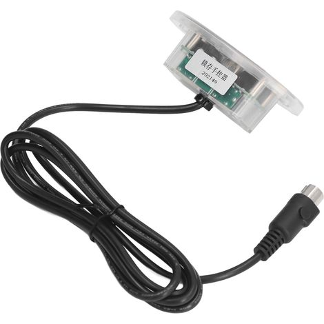 Télécommande manuelle pour vérin électrique, mécanisme de levage pour canapé électrique, interrupteur à bouton en alliage de zinc métallique, charge USB, tête droite 5 broches (avec USB) (1/5)