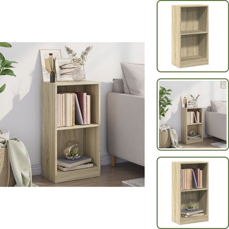 Bibliothèque Chêne sonoma 40x24x75 cm Bois d'ingénierie - Étagère À Livres - Étagères À Livres - Étagère - Étagères (1/5)