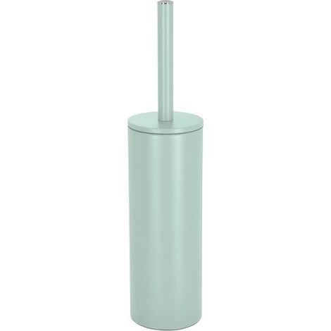 Escobillero con soporte de acero AKIRA Matt Ice Green Spirella