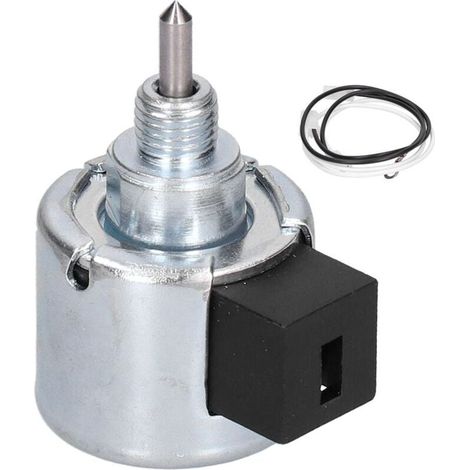 692734 Solénoïde D'arrêt de Solénoïde de Carburant avec Remplacement de Câble pour 497672 497157 495739 Accessoire de Tondeuse à Gazon Moteur D'équipement de Jardin,A (1/4)