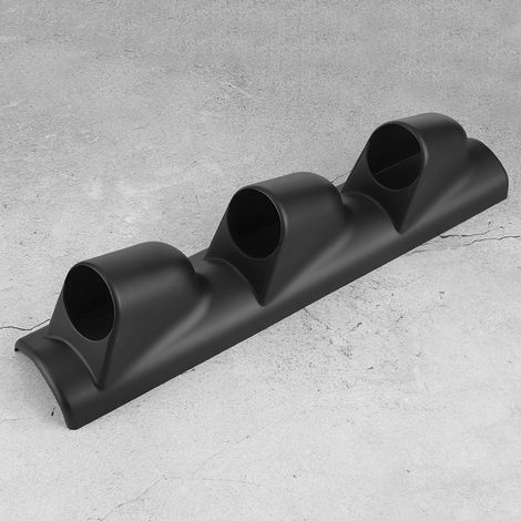 Support de montage triple pour manomètres de tableau de bord de voiture (52 mm, 2 pouces, 3 trous) pour conduite à gauche (1/5)