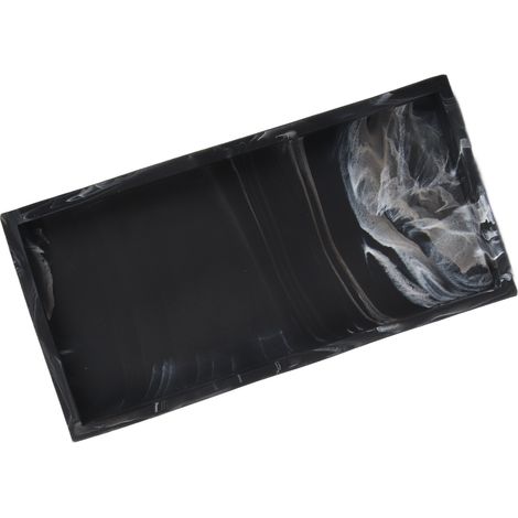 Applique murale LED moderne en aluminium, lampe d'intérieur LED pour chambre ou couloir, noir, 10 W, lumière blanche 6000 K