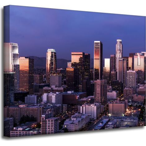 Leinwanddruck Architektur von Los Angeles 50 x 40 cm