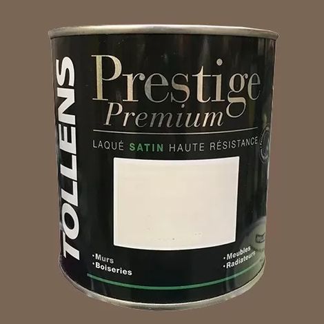 TOLLENS Peinture Prestige Premium Satin Laqué Ombre brûlée 0,5 L (1/2)