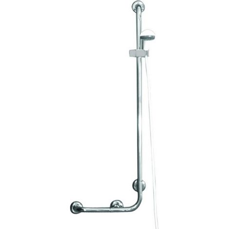 Maniglia 40x120 inox con saliscendi goman (1/3)