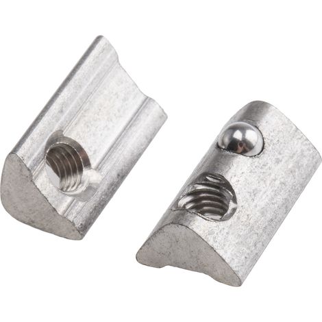 Ecrou à rainure en T RS PRO, profilé 30 mm, L. 17mm, rainure 6mm en Acier Inoxydable ( Prix pour Sachet de 10 )