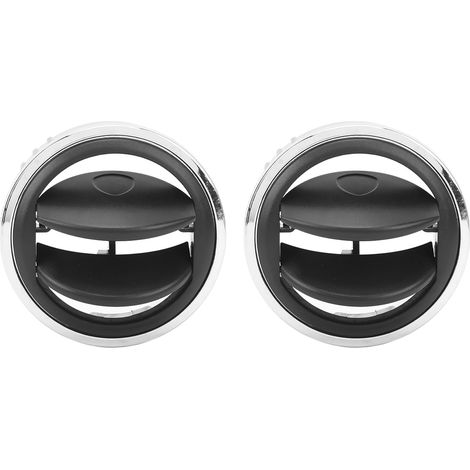 Grille d'aération ronde réglable pour climatiseur de camping-car (lot de 2) pour voiture, yacht, bus et camion. (1/5)