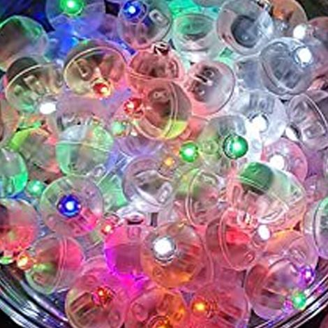 1 Pince à cheveux LED, lumière jaune chaude, design compact, boule décorative orange, pour mariage fête bureau (1/5)