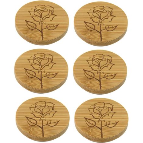 Couvercles pour pots de yaourt avec joint d'étanchéité, Lot de 6, 67x18 mm, pour pots de yaourt et de crème dessert, bouchons de pour la conserve