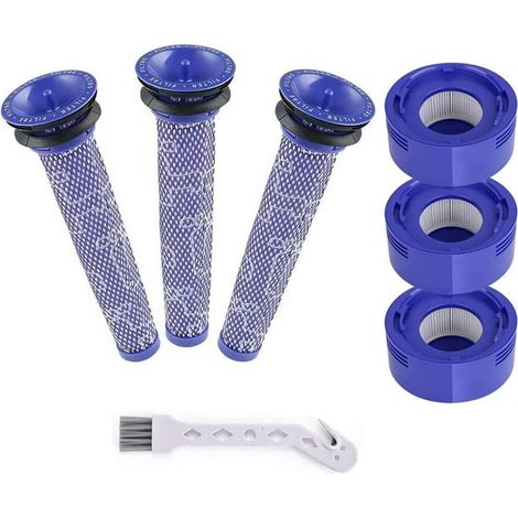 Lot 7 filtres Dyson V8, filtre animalier, remplacement aspirateur, compatible, pièces détachées, haute performance (1/5)