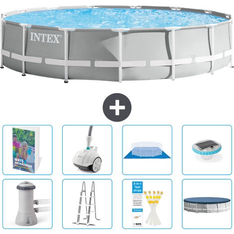 Prism Frame Pool Rund - 457x107 cm - 9-teilig S552