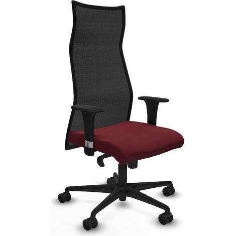 Silla de Oficina Albacete Piqueras y Crespo B1C036N Granate