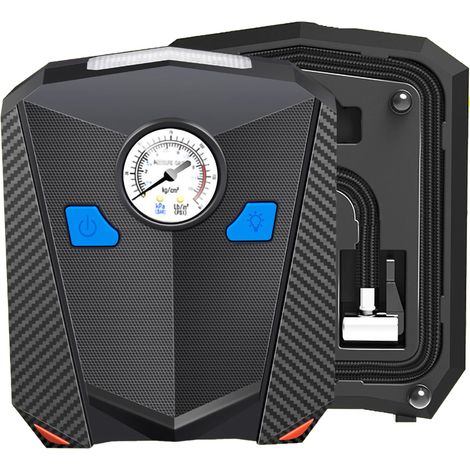 Pompe de gonflage de pneus de voiture, compresseur d'air Portable avec lumière LED pour SUV, camionnettes, motos, camions, Type 1